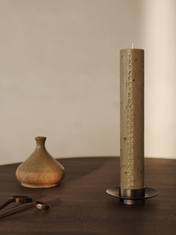 Bougie calendrier Mura, Ash brown Ferm Living