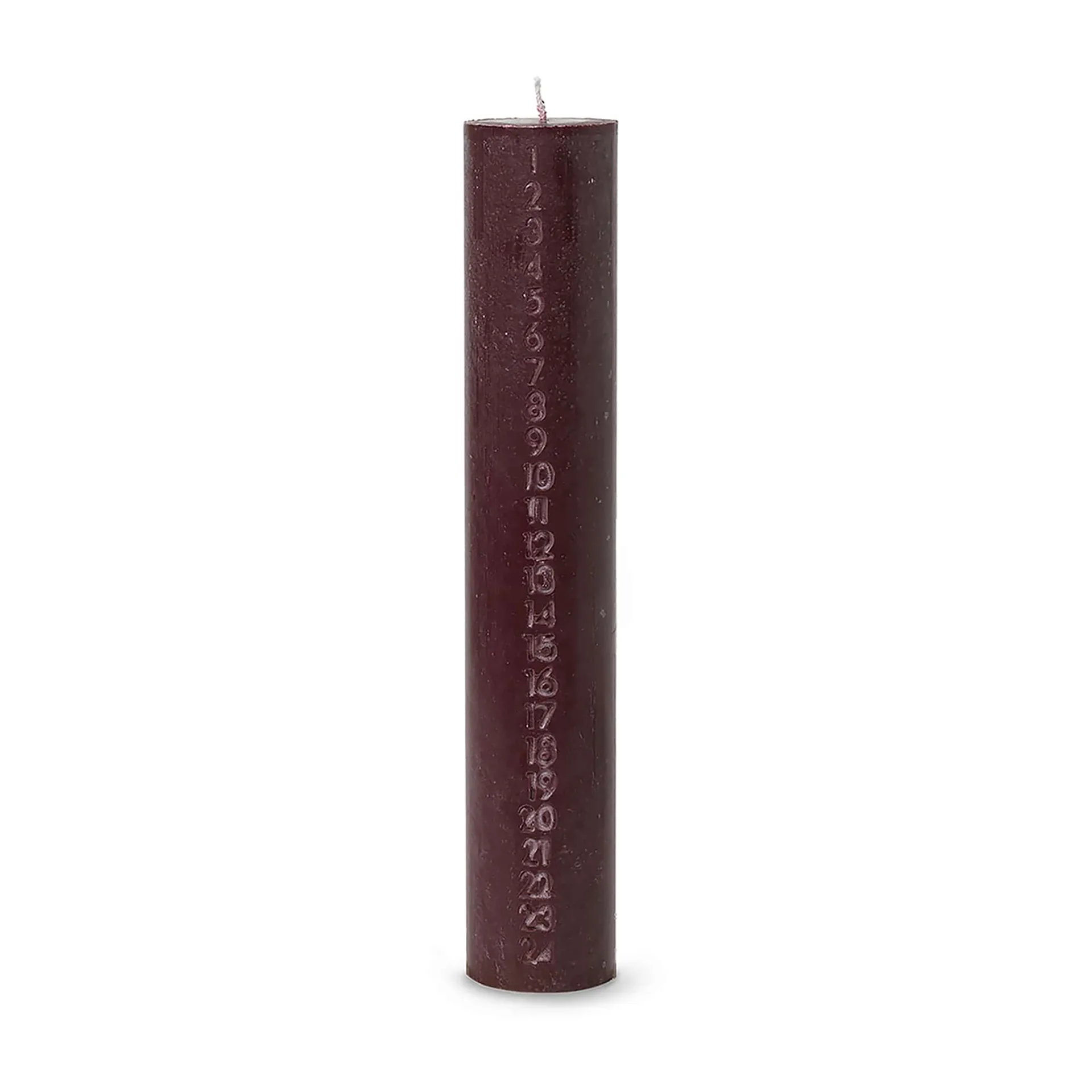 Bougie de l'Avent Pure, Bordeaux Ferm Living