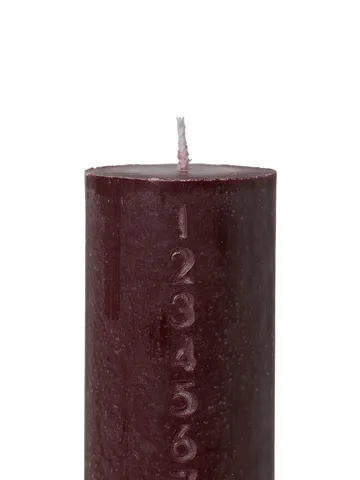 Bougie de l'Avent Pure - Bordeaux - Ferm Living