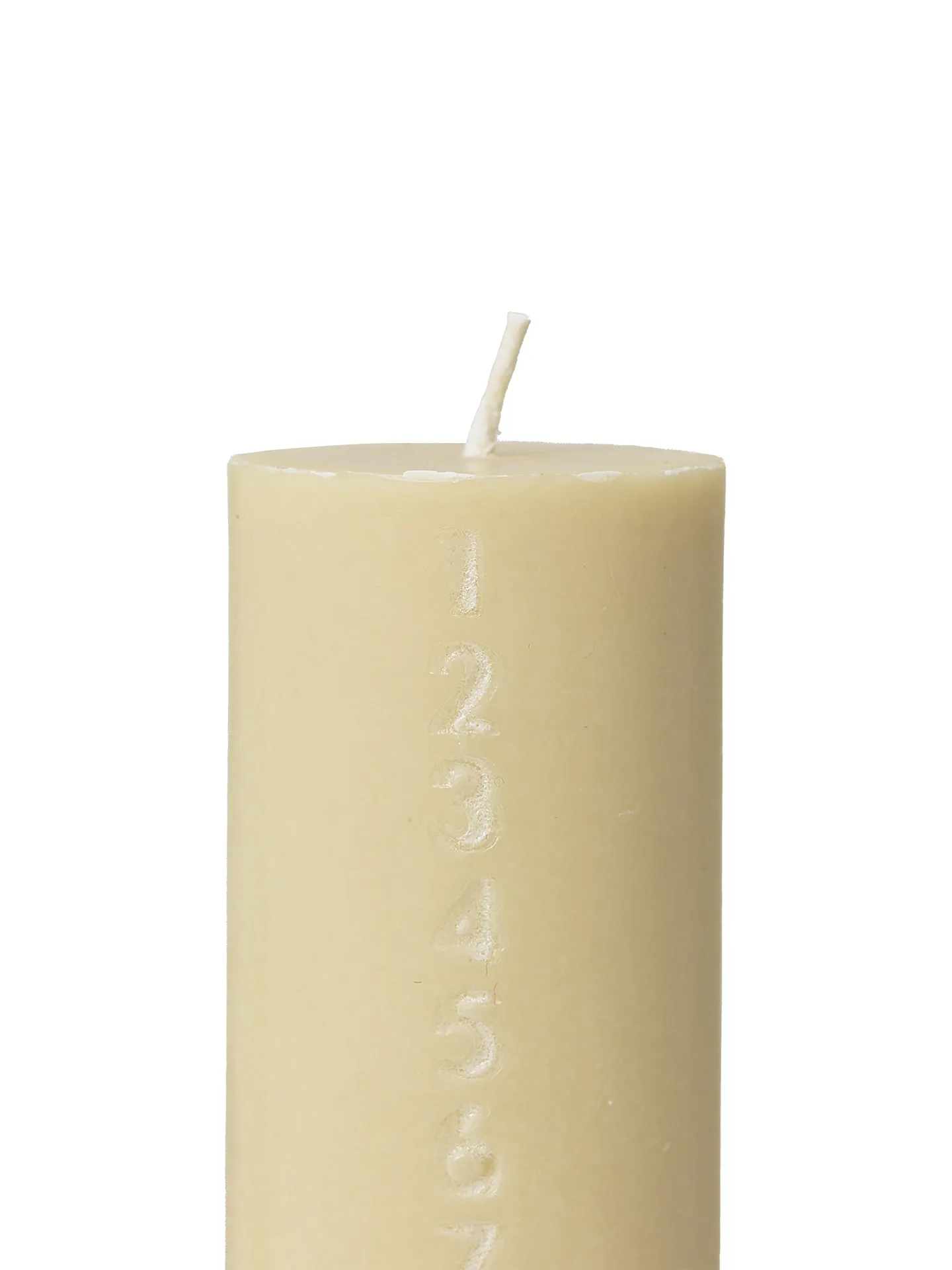 Bougie de l'Avent Pure, jaune pâle Ferm Living