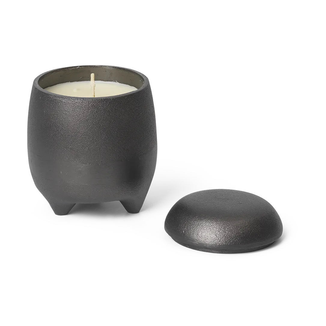 Bougie en bocal Evoke, Aluminium noirci Ferm Living