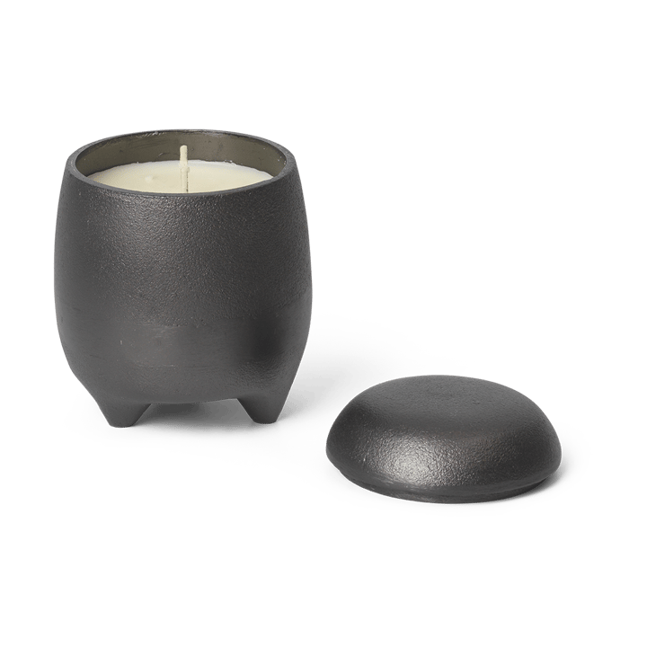 Bougie en bocal Evoke - Aluminium noirci - ferm LIVING