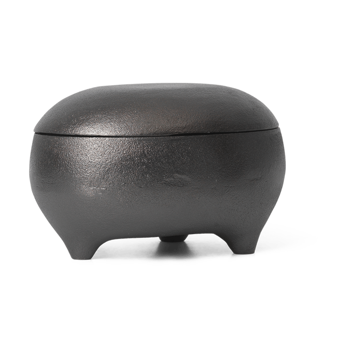 Bougie en bocal Evoke twin, Aluminium noirci Ferm Living