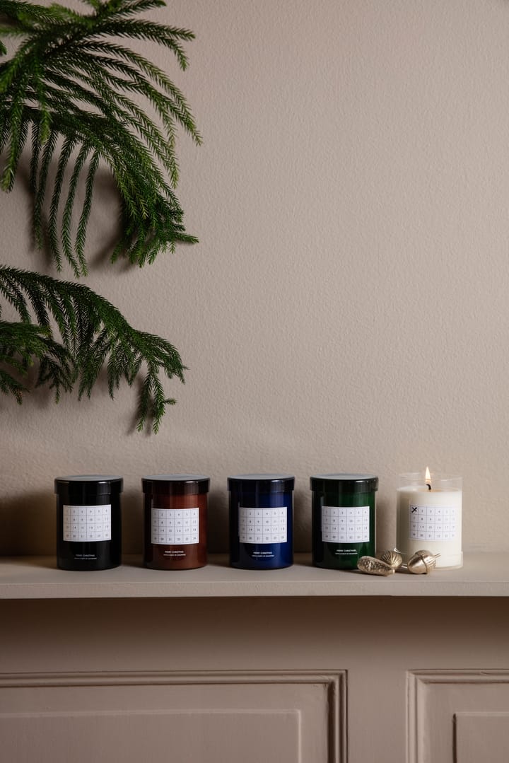 Bougie parfumée Christmas Calendar, Blanc Ferm Living