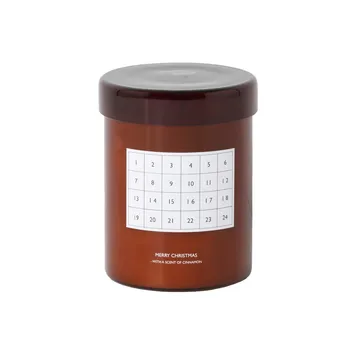 Bougie parfumée Christmas Calendar - Marron rouge - Ferm Living