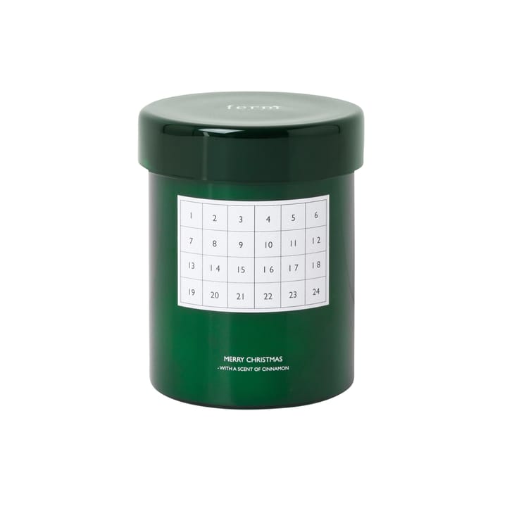 Bougie parfumée Christmas Calendar - Vert - ferm LIVING