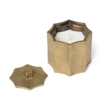 Bougie parfumée Otte 23 h - Brass finish - Ferm Living