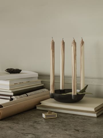 Bougie stéarine Dryp Lot de 2 - Beige - Ferm Living
