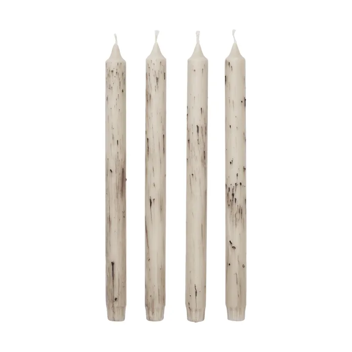 Bougies Mura, 4 pièces - Light beige - Ferm Living