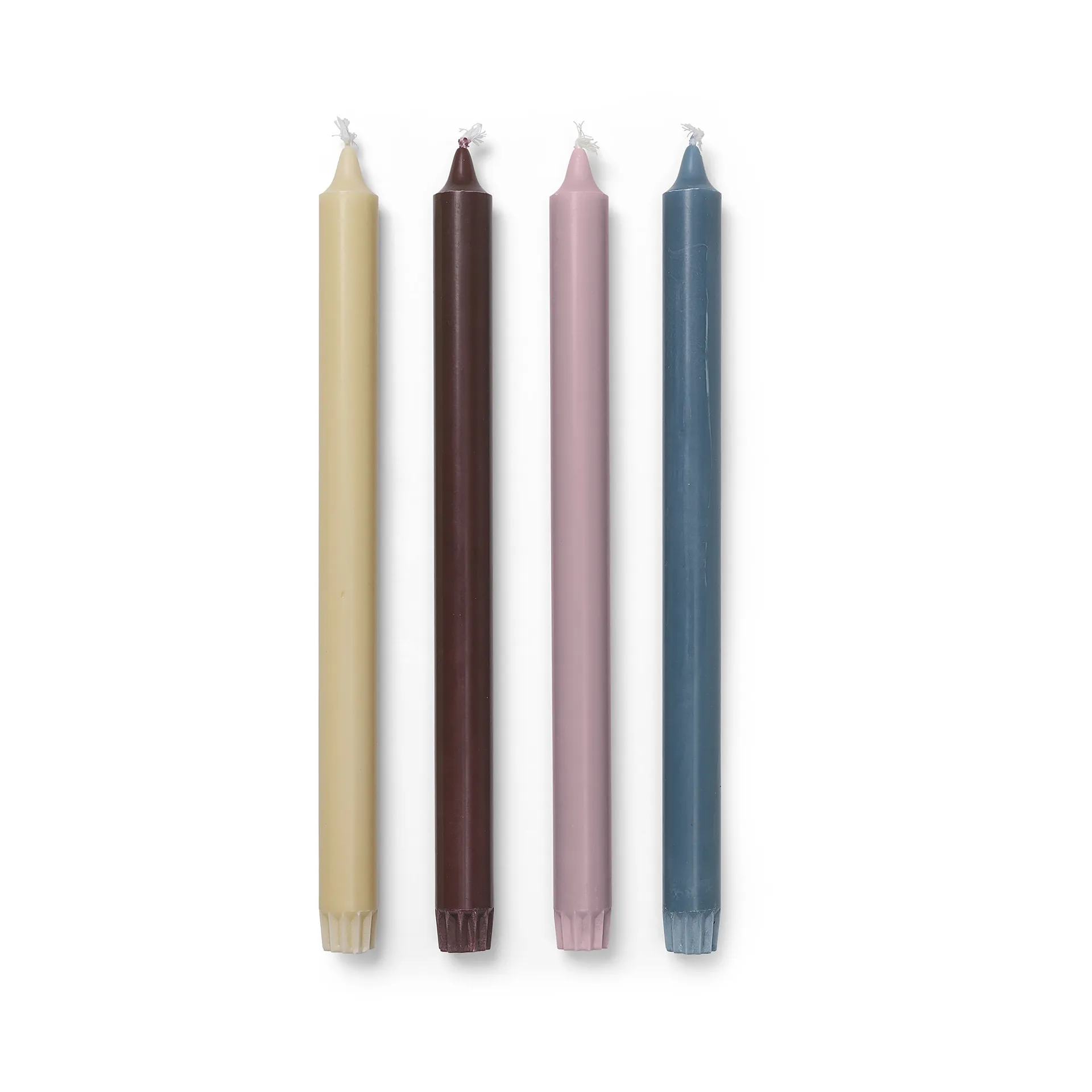 Bougies Pure, Pack de 4, Mélange Fantaisiste Ferm Living