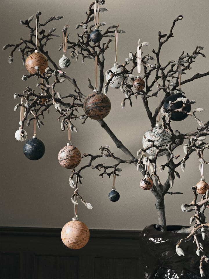 Boule de décoration Marble mixed lot de 4, Large Ferm Living