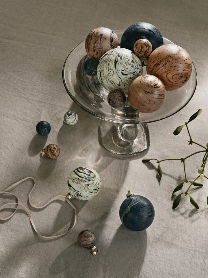 Boule de décoration Marble mixed lot de 4 - Medium - ferm LIVING