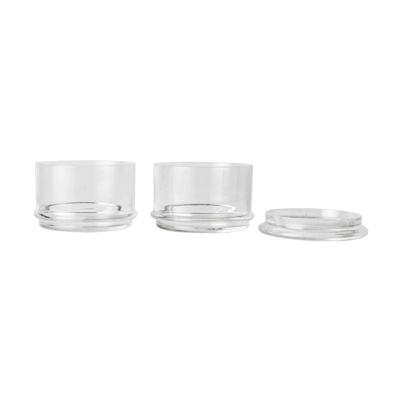 Boya boîtes empilables, 2 pièces, Clear Ferm Living