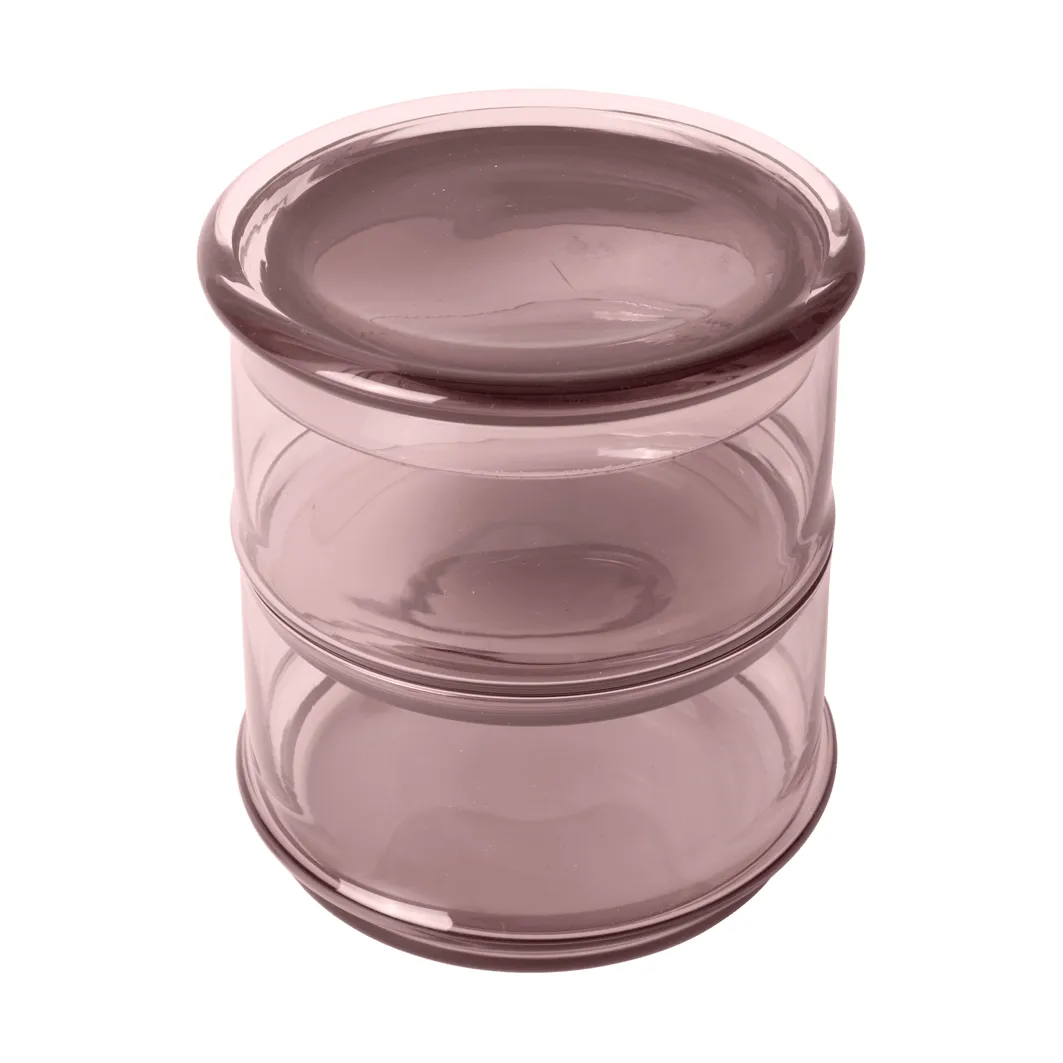 Boya boîtes empilables, 2 pièces, mauve Ferm Living