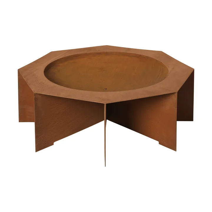 Brasero Otto fire pit - Rust, Ø85,5x29 cm - Ferm Living