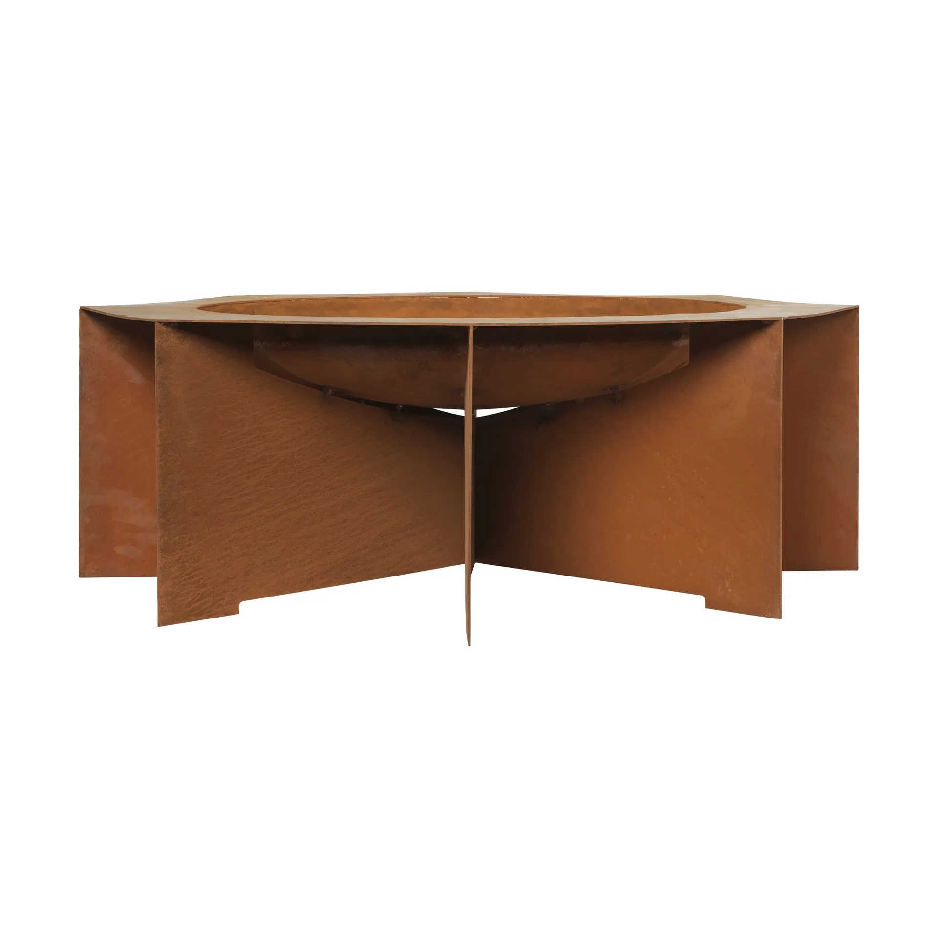 Brasero Otto fire pit, Rust, Ø85,5x29 cm Ferm Living