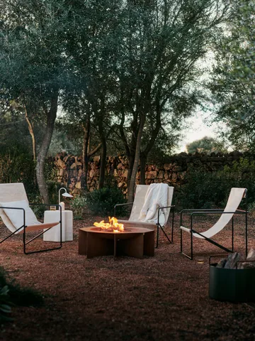 Brasero Otto fire pit - Rust, Ø85,5x29 cm - Ferm Living
