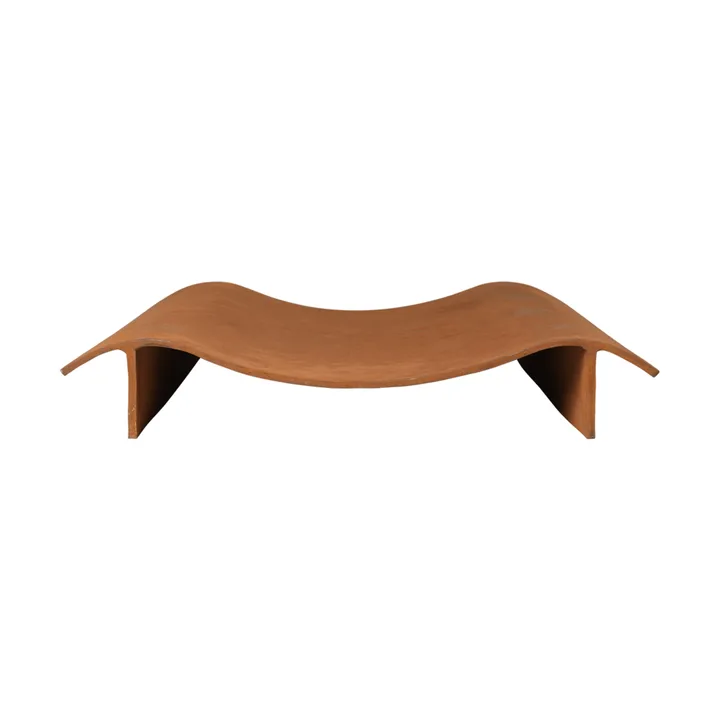 Brasero Solene - Acier Corten, 80×55×9,5 cm - Ferm Living