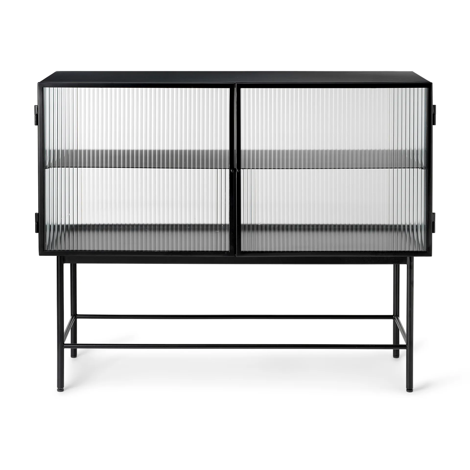 Buffet Haze, Black - verre ondulé Ferm Living