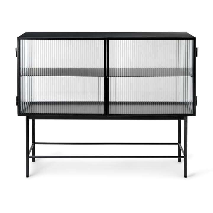 Buffet Haze - Black - verre ondulé - Ferm LIVING