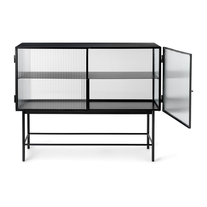 Buffet Haze - Black - verre ondulé - ferm LIVING