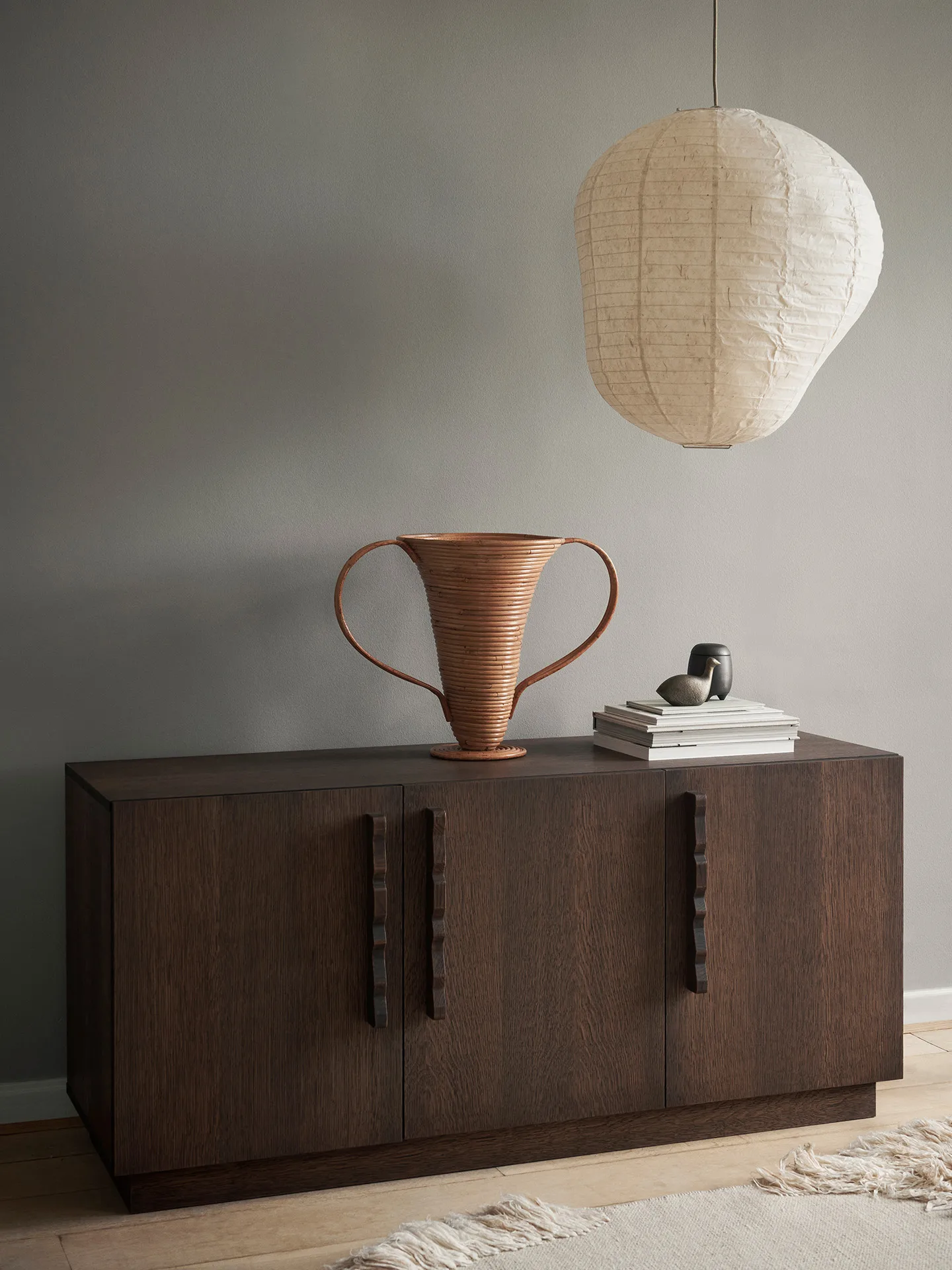 Buffet Unda 146x68x50 cm, Chêne teinté foncé Ferm Living
