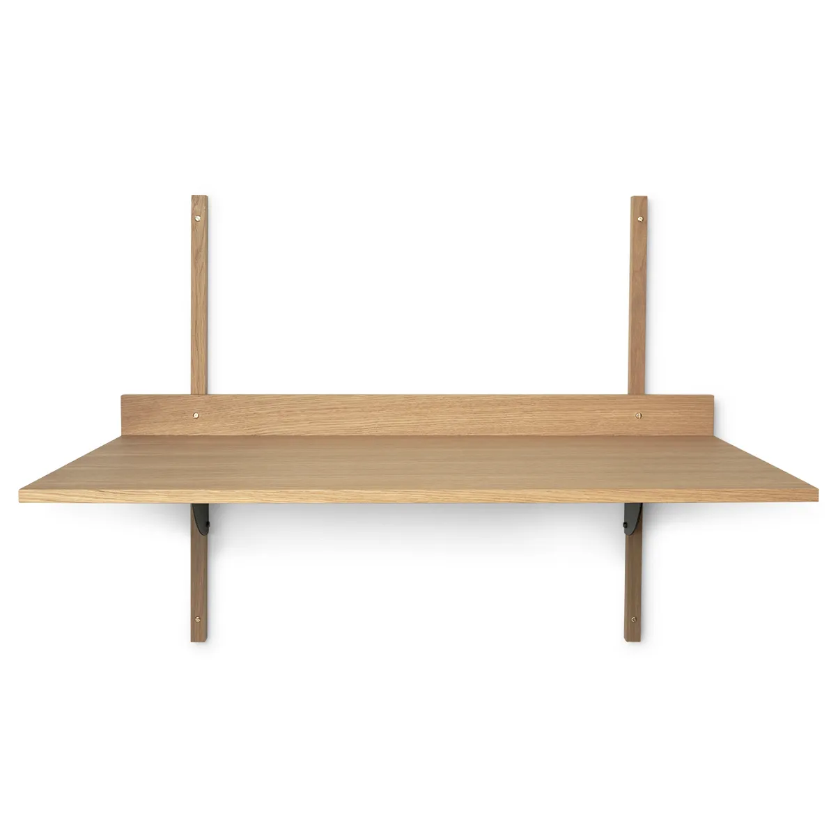 Ferm Living Bureau Sector Oak-black brass | Design Scandinave | Bureaux | Marron