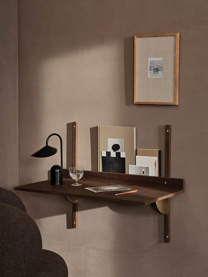 Bureau Sector, Smoked Oak, brass Ferm Living