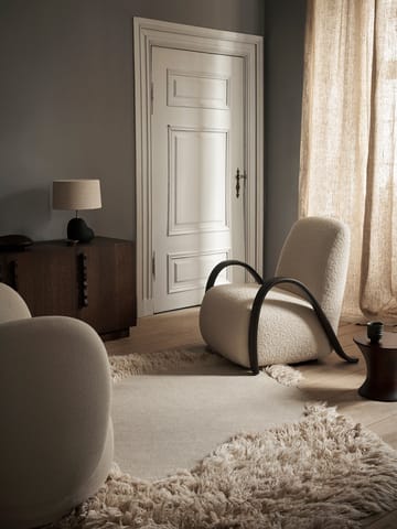 Buur lounge chair Nordic Bouclé - Blanc cassé - ferm LIVING