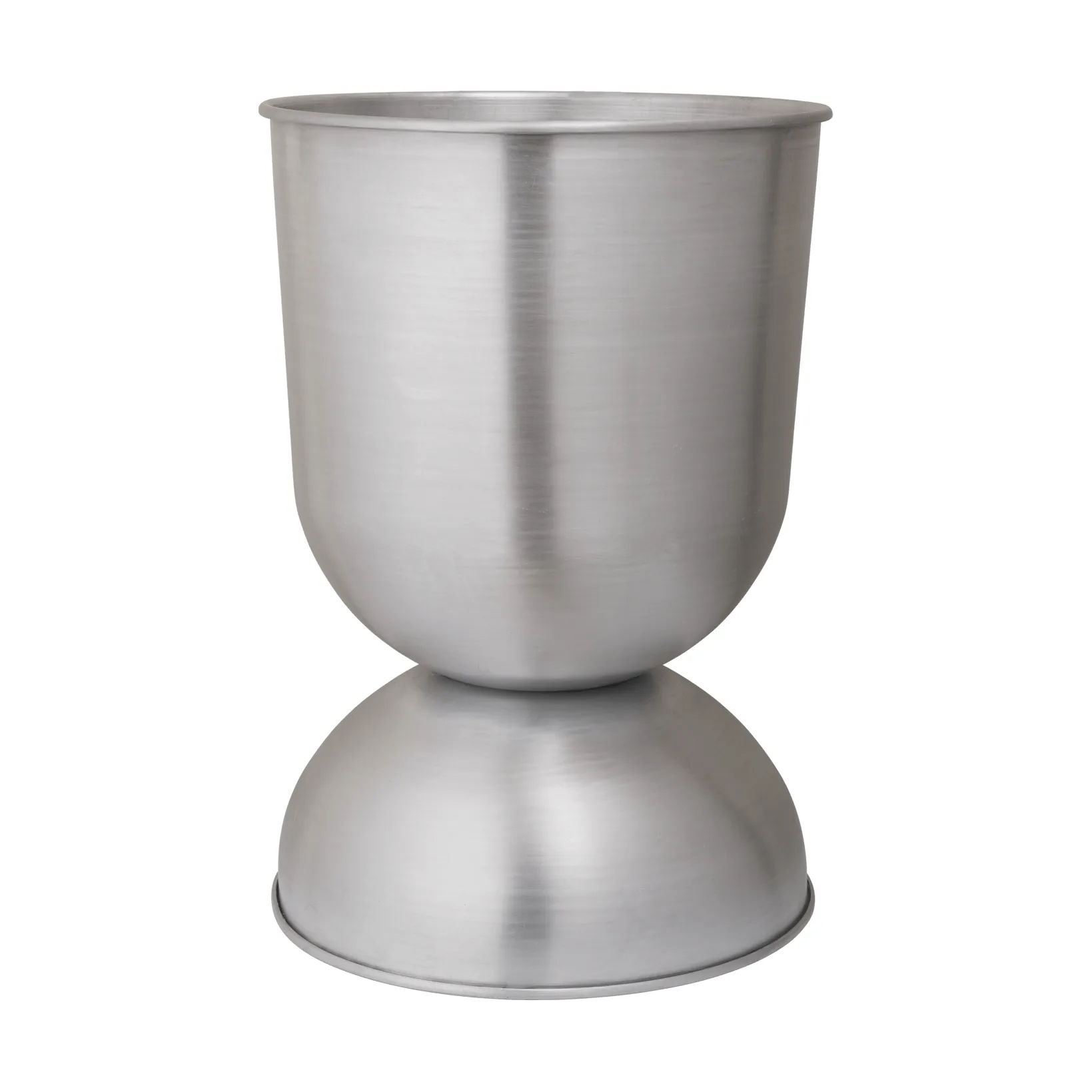 Cache-pot Hourglass grand Ø50 cm, Aluminium Ferm Living