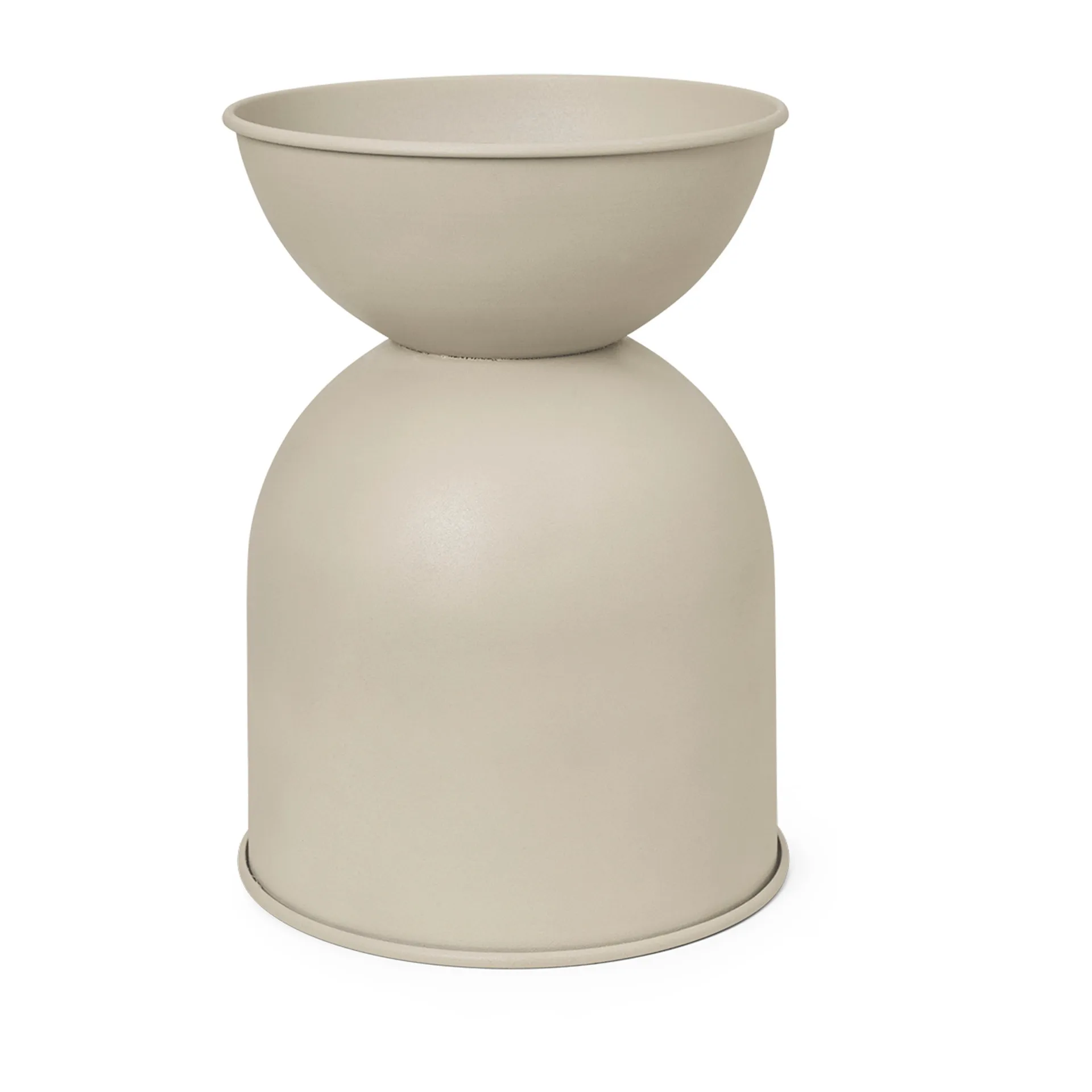 Cache-pot Hourglass grand Ø50 cm, Cashmere Ferm Living