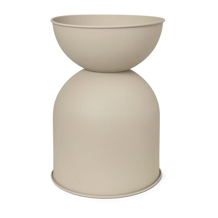 Cache-pot Hourglass moyen Ø41 cm - Cashmere - ferm LIVING