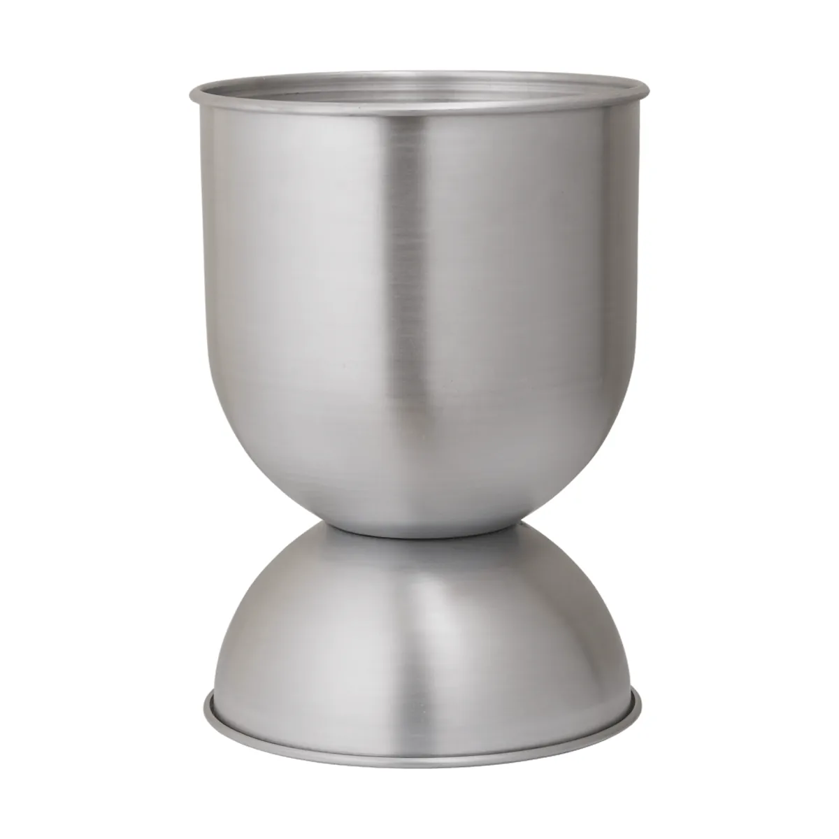 Cache-pot Hourglass petit Ø30 cm, Aluminium Ferm Living