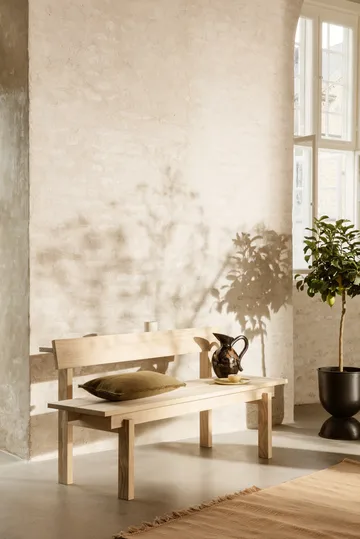 Cache-pot Hourglass petit Ø30 cm - Noir-gris foncé - Ferm Living