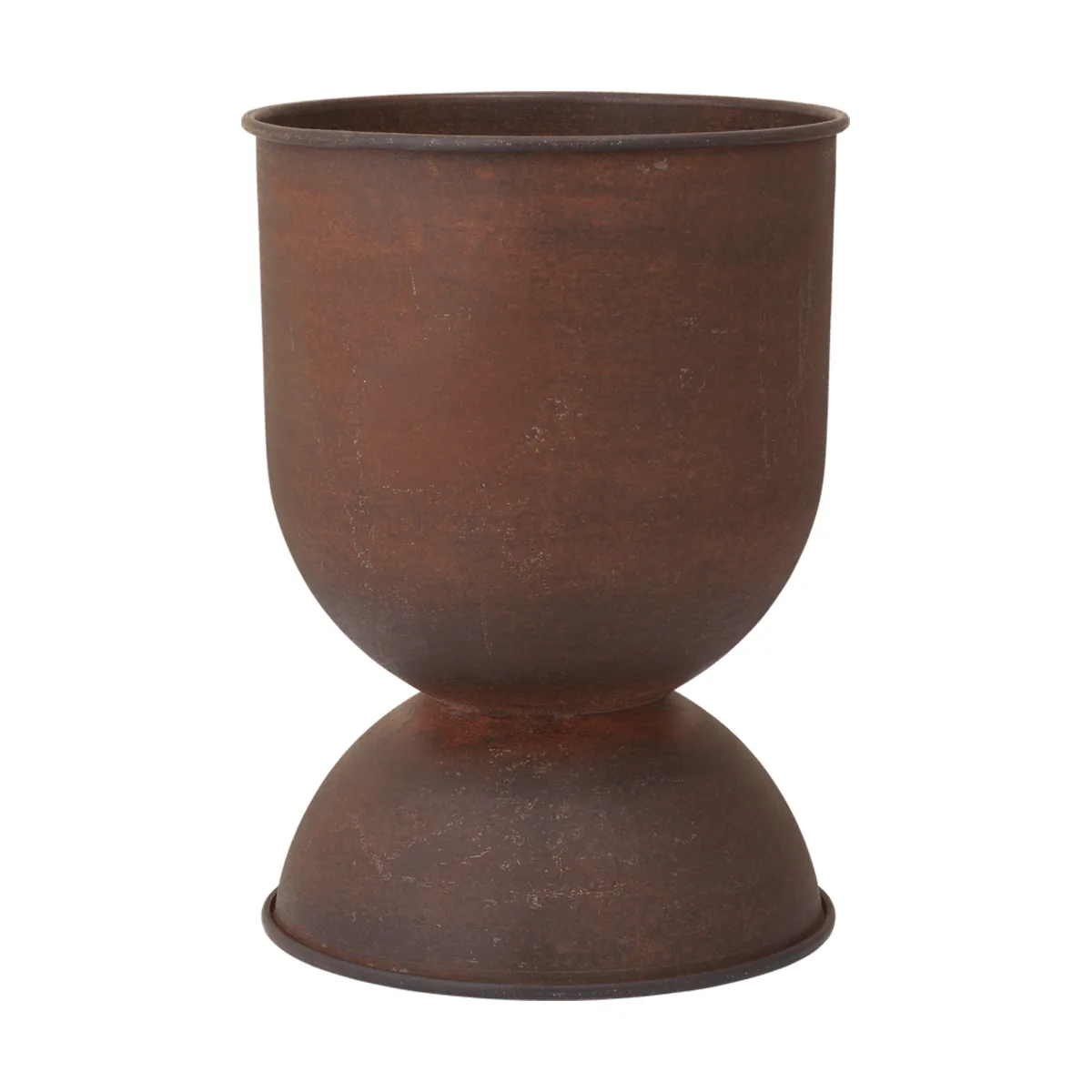 Cache-pot Hourglass petit Ø30 cm, Rouille Ferm Living
