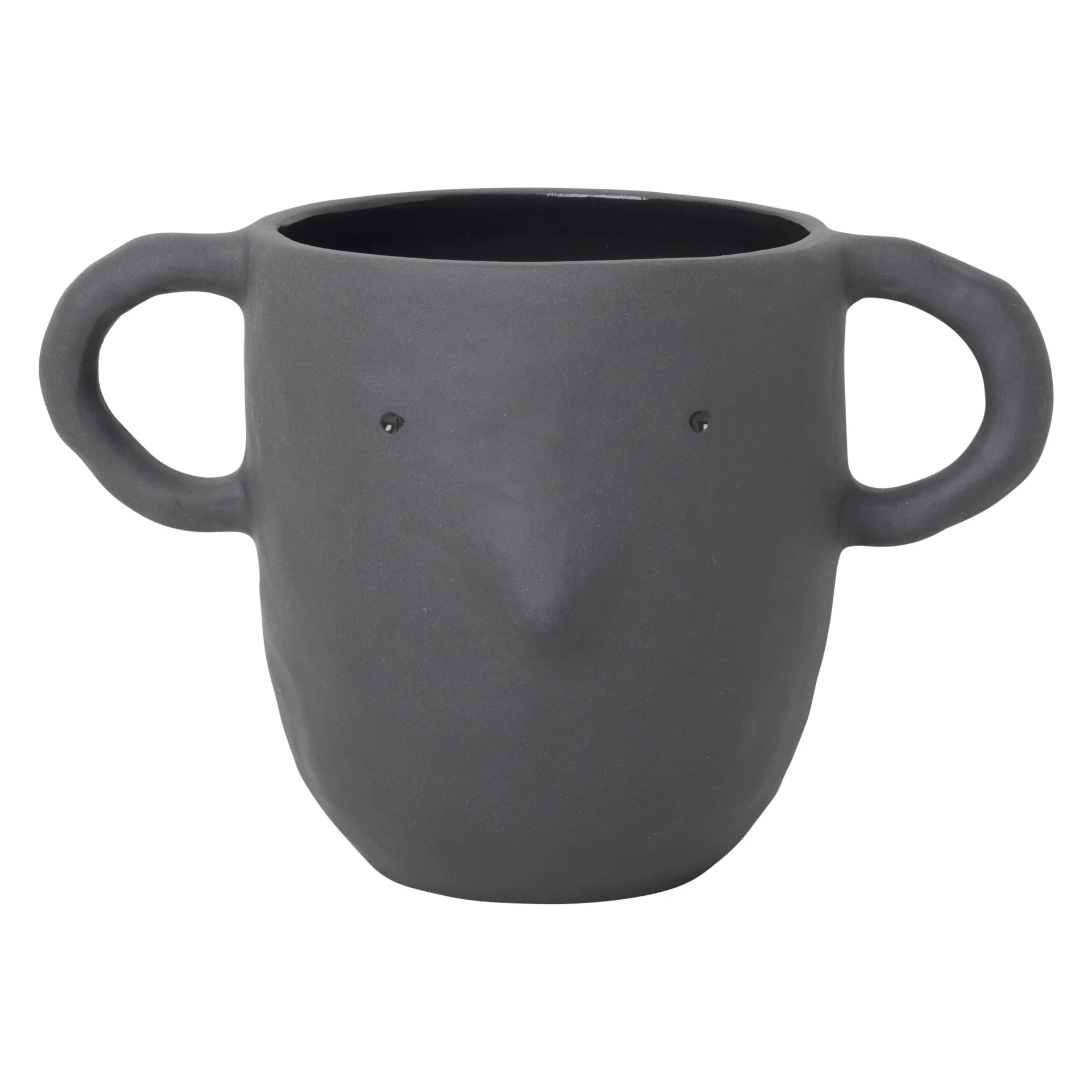 Cache-pot Mus grand, Gris foncé Ferm Living