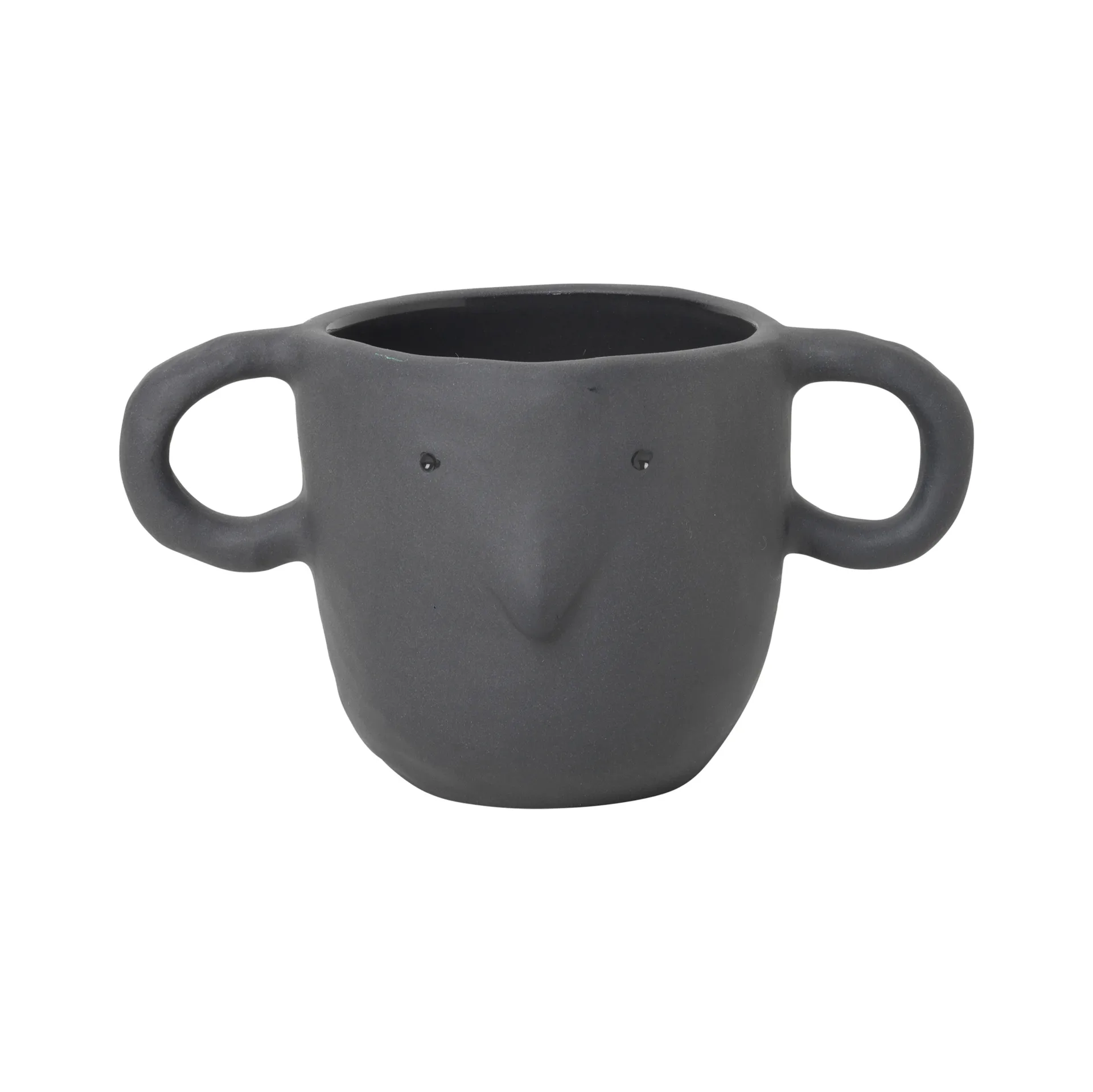 Cache-pot Mus petit, Gris foncé Ferm Living
