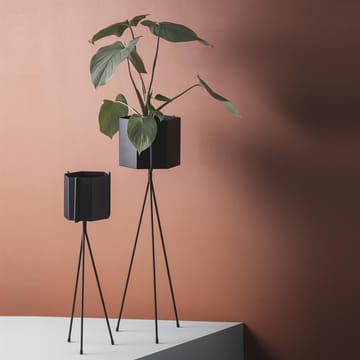 Cache-pot noir Hexagon noir - XL - Ferm Living