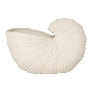 Cache-pot Shell - Blanc cassé, 31x15x21cm - Ferm Living