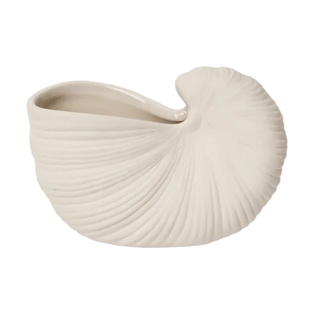 Cache-pot Shell, Off-white, 11x5,5x7,7 cm Ferm Living