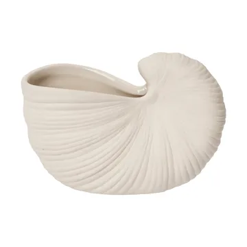 Cache-pot Shell - Off-white, 11x5,5x7,7 cm - Ferm Living