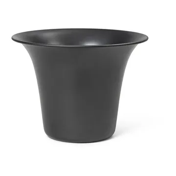Cache-pot Spun Alu Ø 24x17,5 cm - Blackened aluminium - Ferm Living