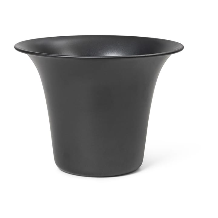 Cache-pot Spun Alu Ø 24x17,5 cm - Blackened aluminium - Ferm LIVING