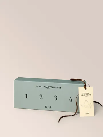 Cadeaux de l'Avent en céramique, 4 pièces - Multi - Ferm Living