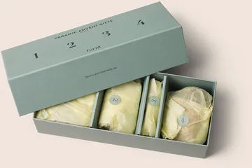 Cadeaux de l'Avent en céramique, 4 pièces - Multi - Ferm Living