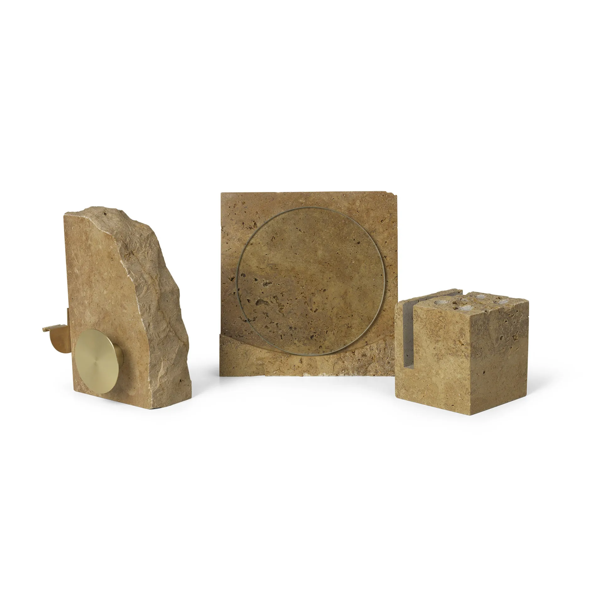 Cadre Klint 18x18 cm, Beige travertin Ferm Living