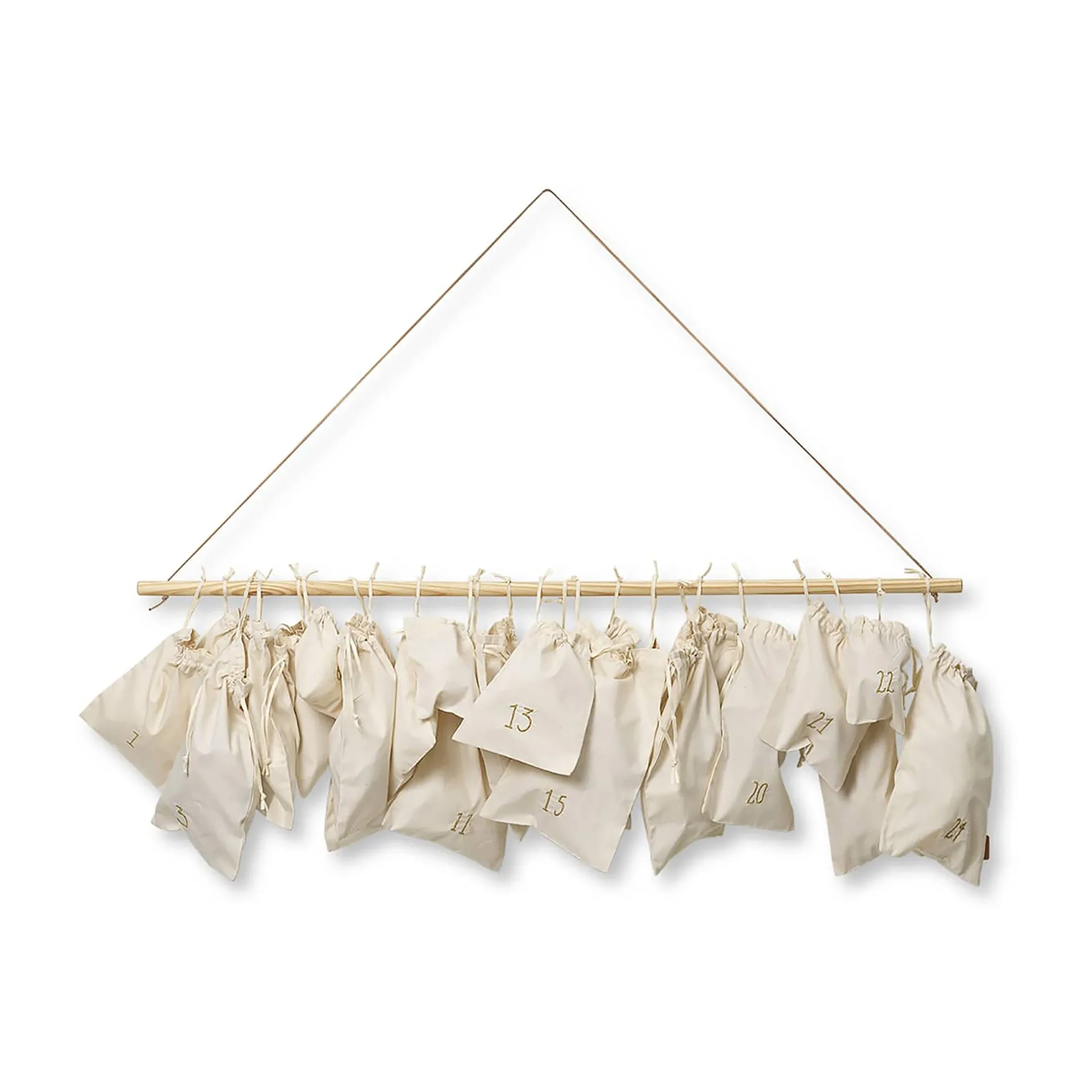 Calendrier de l'Avent Christmas countdown, blanc cassé Ferm Living