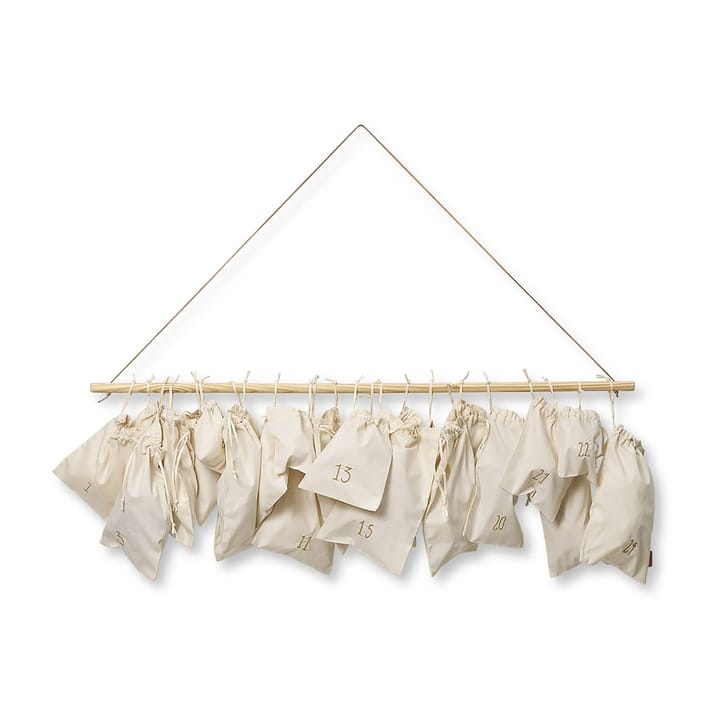 Calendrier de l'Avent Christmas countdown, blanc cassé Ferm Living