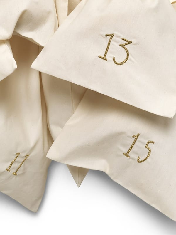 Calendrier de l'Avent Christmas countdown, blanc cassé Ferm Living