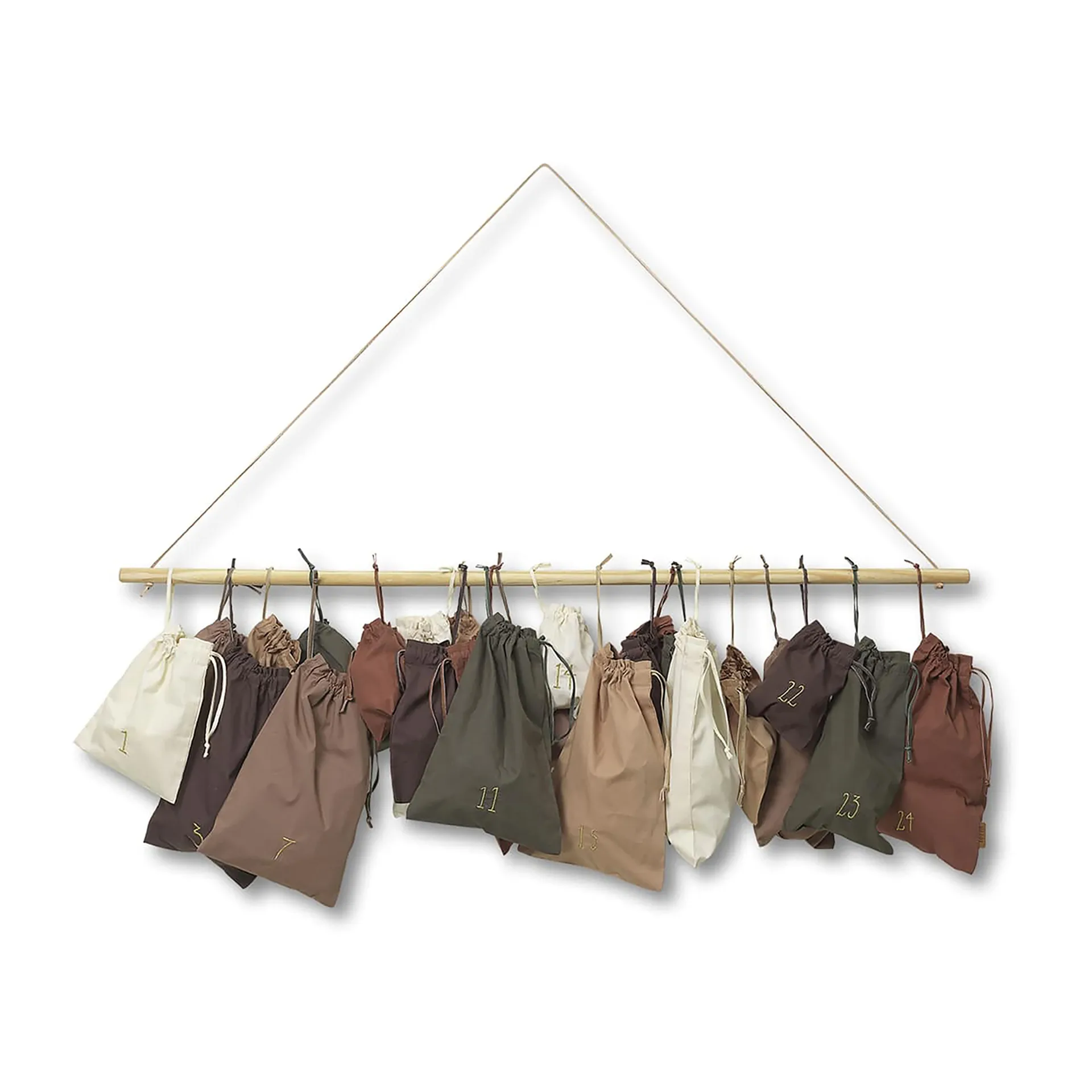 Calendrier de l'Avent Christmas countdown, Multi Ferm Living